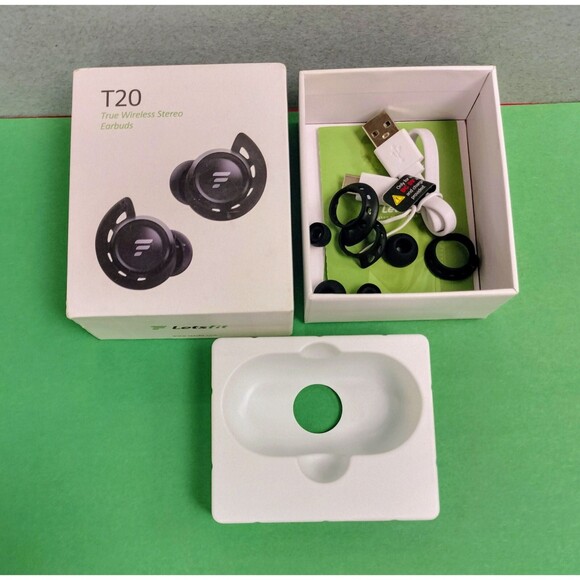 Letsfit T20 Wireless Stereo Earbuds Accessories ONLY Lets Fit Charger Cord Pads - Picture 4 of 9